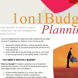 1 on 1 Budget Planning