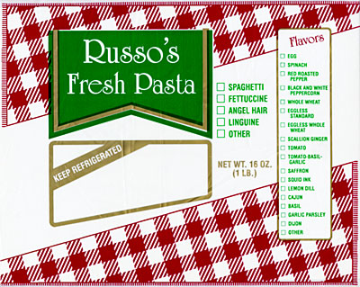 Ruso's Fresh Pasta Package