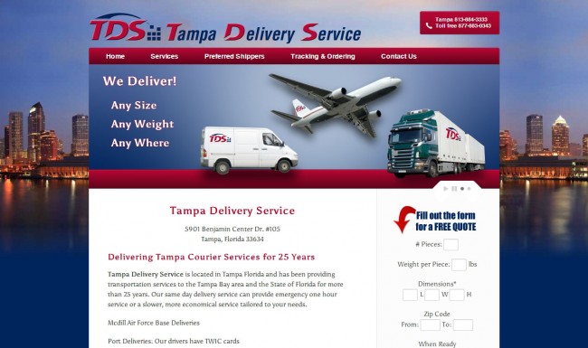 Tampa Delivery Service