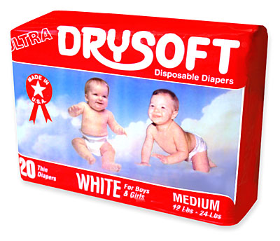 Ultra Drysoft Diaper Package