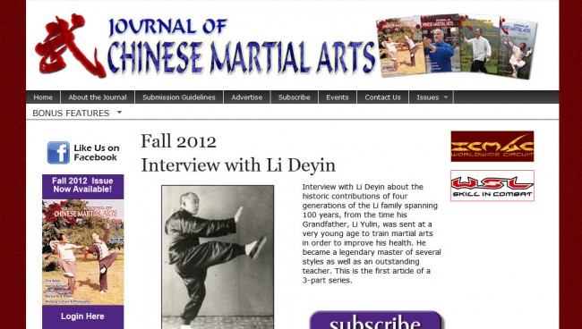 Journal of Chinese Martial Arts